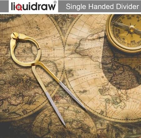 Nautical Dividers — Brass, 7 inch