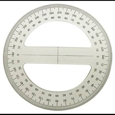 Nautical Protractor — 360 Degree